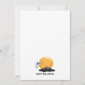 Spuk House Spooky Ghost Halloween-Party Einladung (Rückseite)