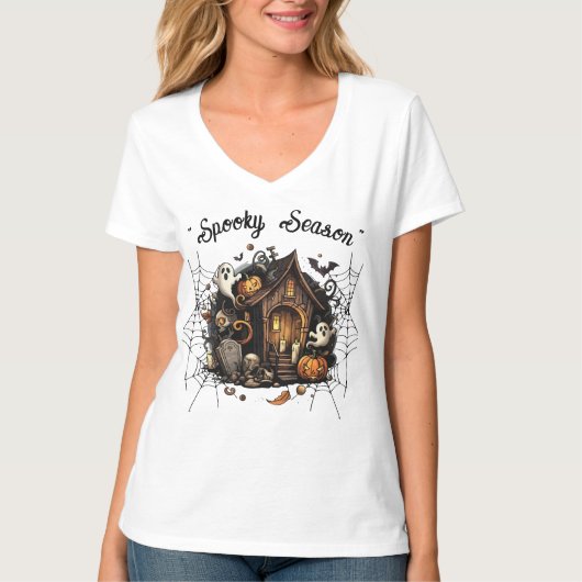 Spuk House Spooky T - Shirt 👻 🎃 (Vorderseite)