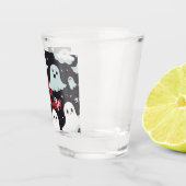 Spuk House Trick Leckerei Halloween Schnapsglas (Rechts)