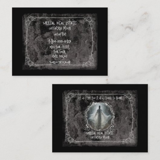 Spuk House-Visitenkarte Visitenkarte (Vorne/Hinten)