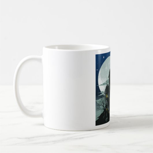 Spuk House Vollmond Tasse (Links)