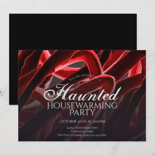 Spuk Housewarming Spooky Halloween-Party Invita Einladung