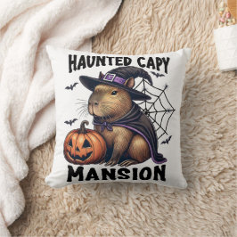 Spuk KapHerrenhaus Capybara Halloween Kissen