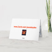 SPUK KASTLE HALLOWEEN KARTE (Rückseite)