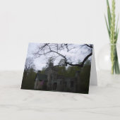 SPUK KASTLE HALLOWEEN KARTE (Vorderseite)