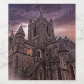 Spuk Kathedrale Weinetikett (Einzelnes Label)