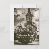 Spuk Kirchengemeinde Halloween Einladung (Vorderseite)