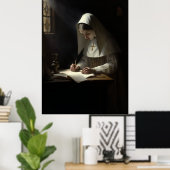 Spuk Korrespondenz: Die Nonnen schreiben einen Bri Poster (Heimbüro)