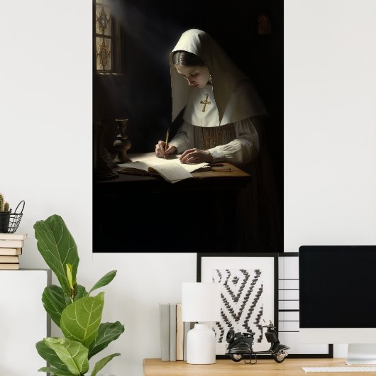 Spuk Korrespondenz: Die Nonnen schreiben einen Bri Poster (Heimbüro)