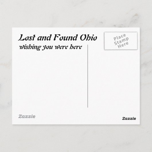 Spuk Küche Postkarte (Rückseite)