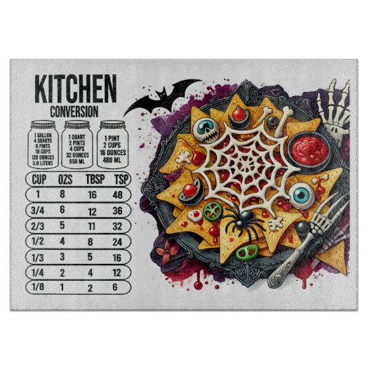 Spuk Küchenumstellungen Schneidebrett (Vorderseite)