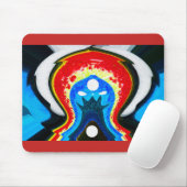 Spuk Kunst Mousepad (Mit Mouse)