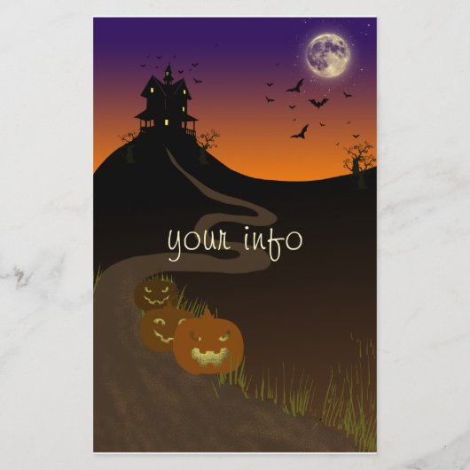 Spuk Kürbiskeule Flyer (Hinten)