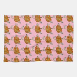 Spuk Kürbislaterne Geschirrtuch