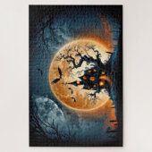 Spuk Landhaus nach Dunkelheit Puzzle (Vertikal)