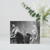 Spuk Leitung - Vintages Ghost-Foto 1880 Postkarte (Stehend Vorderseite)