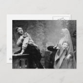 Spuk Leitung - Vintages Ghost-Foto 1880 Postkarte (Vorne/Hinten)