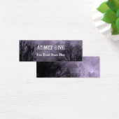 Spuk Lila Sky Halloween Ticket-Template (Schreibtisch)