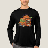 Spuk LKW-LKW-Ausflug - grauenhafter Halloween-Schä Tri-Blend Shirt (Vorderseite)