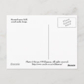 Spuk Maisfeld-Postkarte Postkarte (Rückseite)