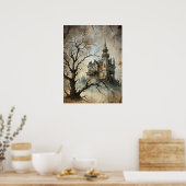 Spuk Mansardenposter Poster (Küche)