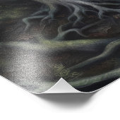 Spuk Mansardenwald Fotodruck (Ecke)