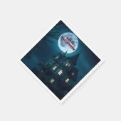 Spuk Mansion Halloween-Party Paper Napkins Serviette (Ecke)