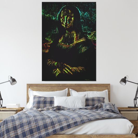 Spuk Mona Lisa Oil Leinwanddruck (Insitu (Schlafzimmer))