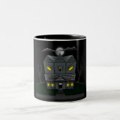 Spuk Monster Zweifarbige Tasse (Mittel)