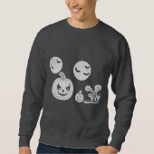 "Spuk Nacht: Design des Horror T - Shirt" Sweatshirt (Vorderseite)