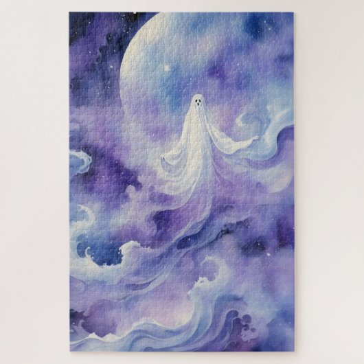 Spuk Nacht - Geistiger Geist in den Sternen Puzzle (Vertikal)