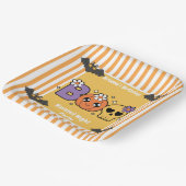 Spuk Nacht Party Geburtstag - Halloween Pappteller (Gewinkelt)