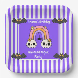 Spuk Nacht Party Geburtstag - Halloween Pappteller