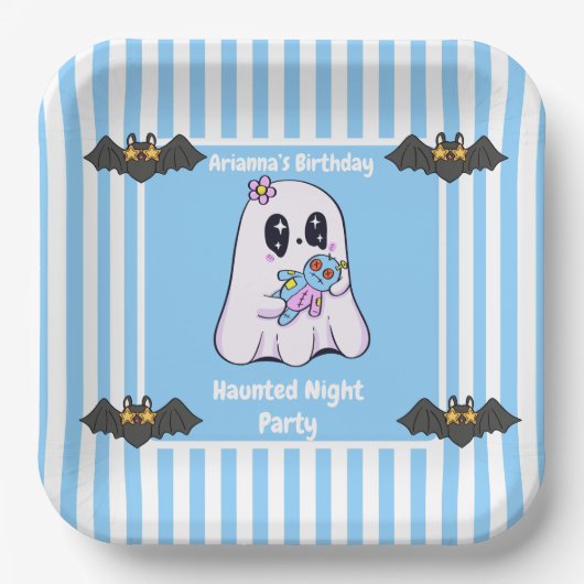 Spuk Nacht Party Geburtstag - Halloween Pappteller (Vorderseite)