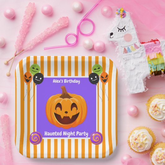 Spuk Nacht Party Geburtstag - Halloween Pappteller (Party)