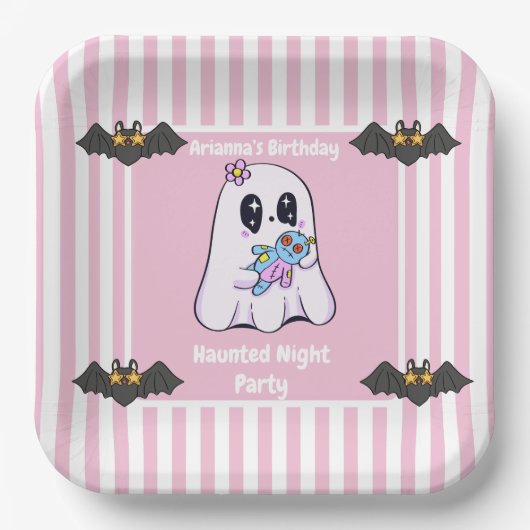 Spuk Nacht Party Geburtstag - Halloween Pappteller (Vorderseite)