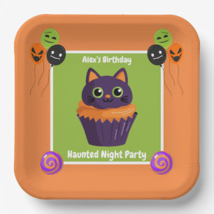 Spuk Nacht Party Geburtstag - Halloween Pappteller