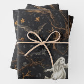 Spuk Nachtbild mit Geistern Geschenkpapier Set (Beispiel)