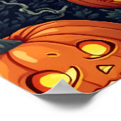Spuk Nachtposter zu Halloween Poster (Ecke)