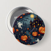 Spuk Nachtschaltfläche zu Halloween Button (Vorne & Hinten)