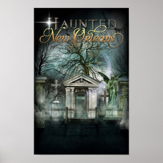 Spuk New Orleans Ghost Friedhof Poster