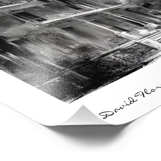 Spuk New Orleans Zuhause 4 Foto Print (Ecke)