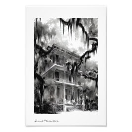 Spuk New Orleans Zuhause 4 Foto Print