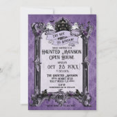 Spuk offenes Haus (Hinterer Bildhalter) Einladung (Vorderseite)