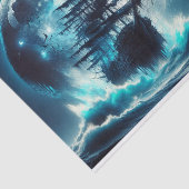 Spuk Piratenschiff Big Moon Decoupage Seidenpapier (Ausschnitt)