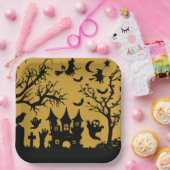 Spuk Platz Pappteller (Party)