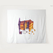 Spuk Popcorn-Stand Wandteppich (Vorderseite (Horizontal))