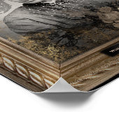 Spuk Portrait | Afrikanisch-amerikanische Frau Poster (Ecke)