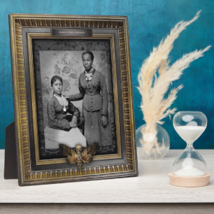 Spuk Portrait   Plaque   Afroamerikanische Frauen Fotoplatte