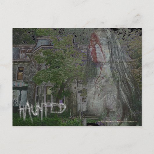 Spuk Postkarte (Vorderseite)